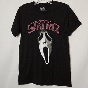 Ghost Face Men's Small Graphic T-Shirt Black The Icon of Halloween T16